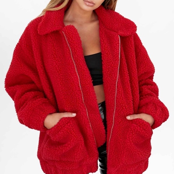 i am gia pixie coat red